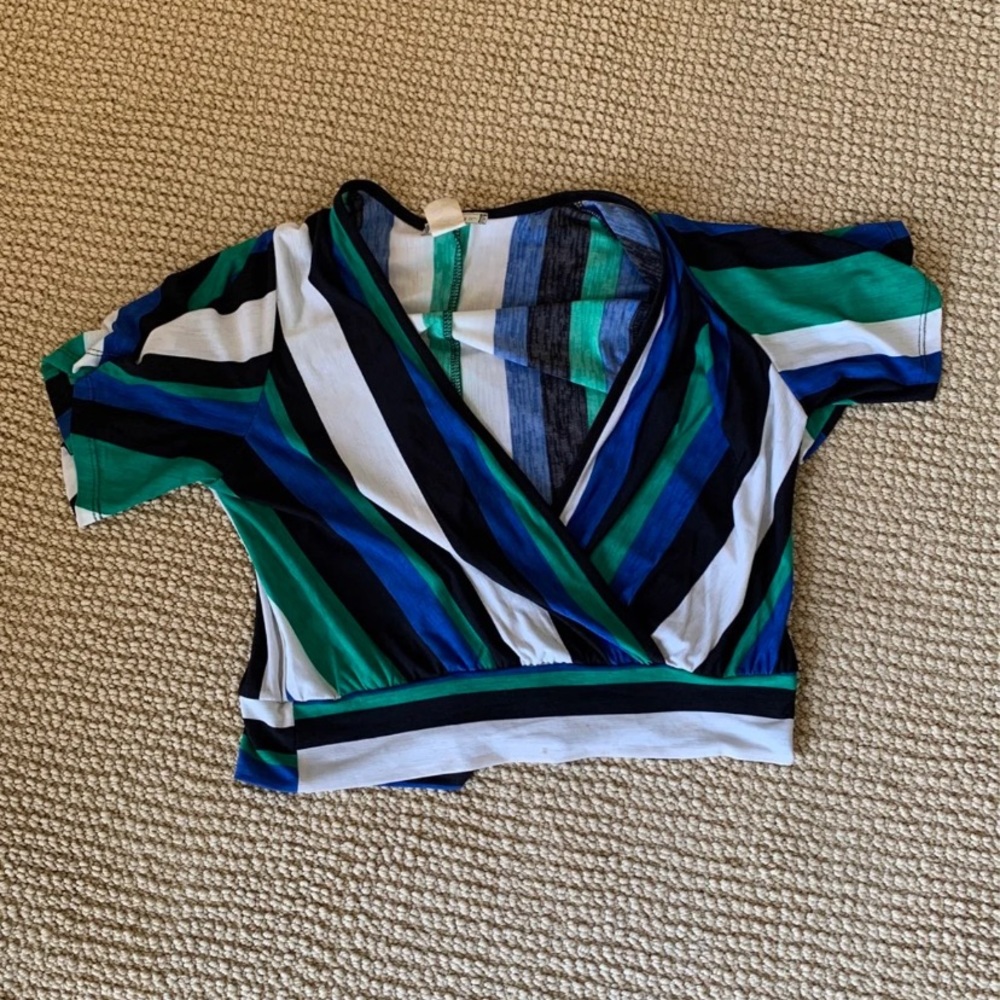Striped crop top